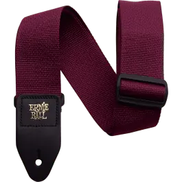 Ernie Ball Polypro Strap 4047 Bordeaux Favoriet