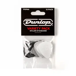 Direct Verzonden Dunlop PVP44 Nylon Standard Pick Plectrum Variety 12-Pack