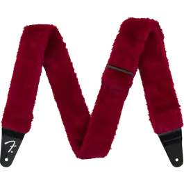 Fender Poodle Plush Strap, Red Speciale Aanbieding