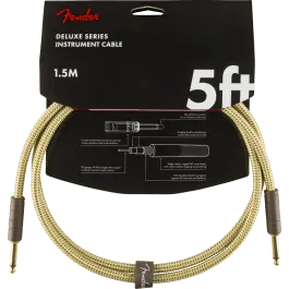 Fender Instrumentkabel Deluxe Tweed, Jack-Jack, 1,5m Tijdelijk Beschikbaar
