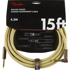 Alleen Vandaag Fender Instrumentkabel Deluxe Tweed, Jack-Jack Haaks, 4.5m